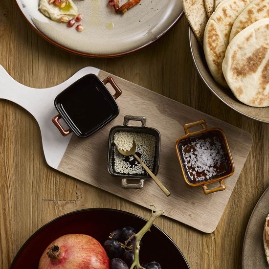 [루전] 러스틱 아이보리 귀돌이 미니 오븐 디쉬