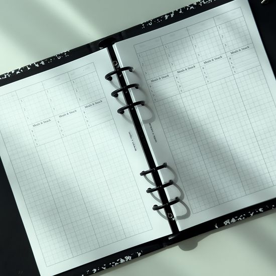 루카랩x카티 A5 만년형 위클리 불렛저널 리필속지