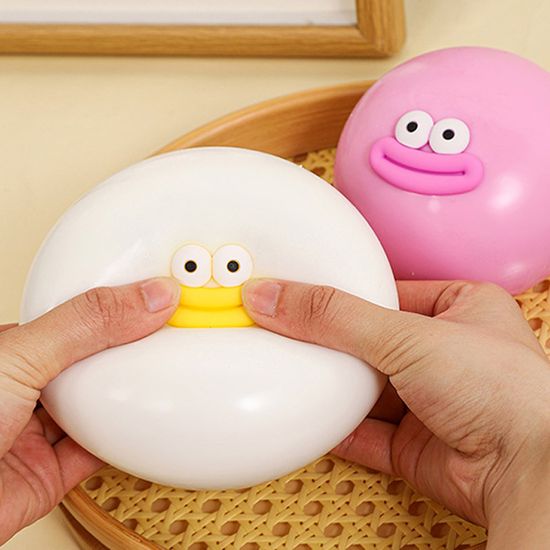 입술 오리 슬라임 공 10cm 스퀴시 말랑이 모찌 젤리볼