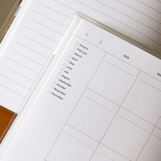 (만년형) 마음사진 6개월 먼슬리 다이어리(포토 감성)