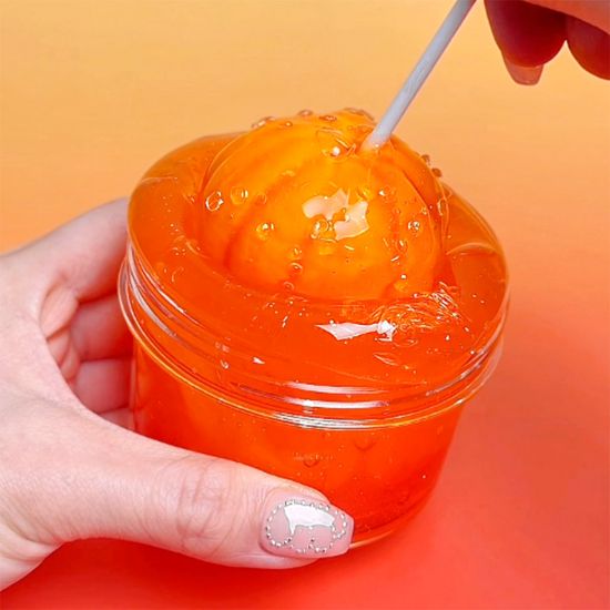 젤시스 통귤사탕 클리어 점토슬라임 왁뿌 왁스부수기