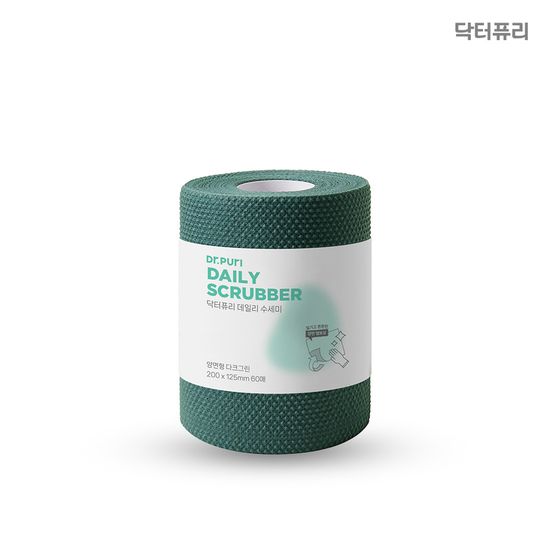 닥터퓨리 일회용수세미 소형 60매x4입 (색상선택)