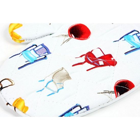 [CVD] WHITE STUDIO CHAIR - OVEN GLOVE (CV80093-OV)