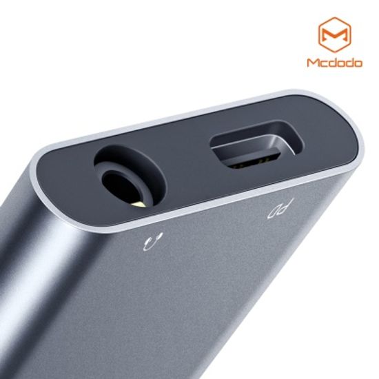 맥도도 USB C to 3.5mm AUX+C타입 충전 듀얼 젠더