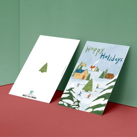 [크리스마스카드] XHH3004-HAPPY HOLIDAYS 성탄절카드
