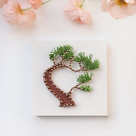 꼬마 소나무 스트링아트 만들기 패키지 DIY