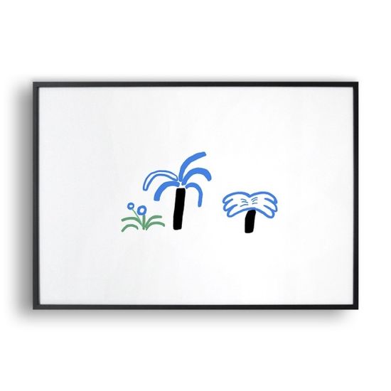 여름 나무 (Art Print) / 일러스트 액자