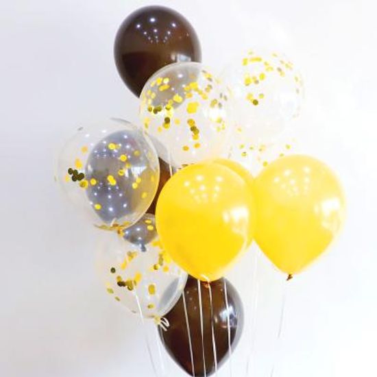 컨페티 풍선세트 (엠마) 3종 10개입