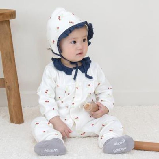 [메르베] 산딸기 신생아 내의/아기실내복_겨울용