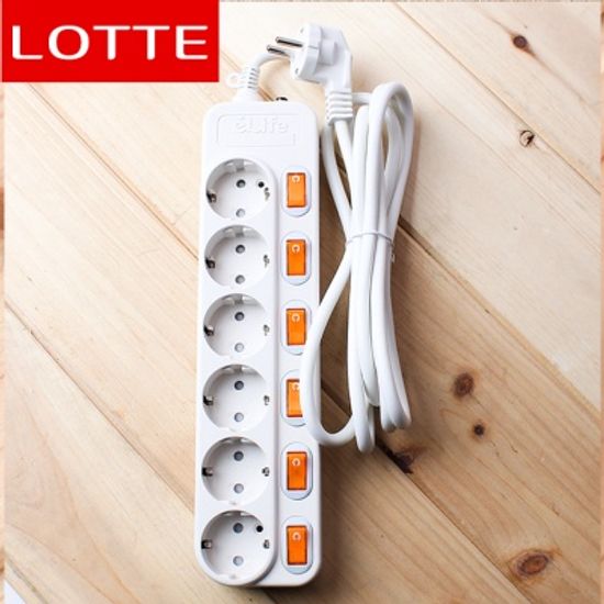 2.5M/스위치/멀티탭/6구안전멀티탭/콘센트