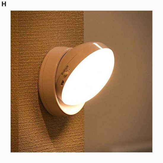 인체감응형 360도 무드등 주황색(WFJYNSB)