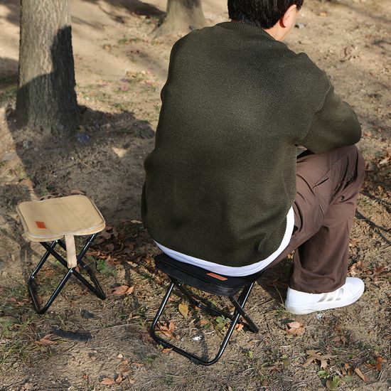 [모락] 파우치 일체형 휴대용 접이식 의자 MR-CHAIR01
