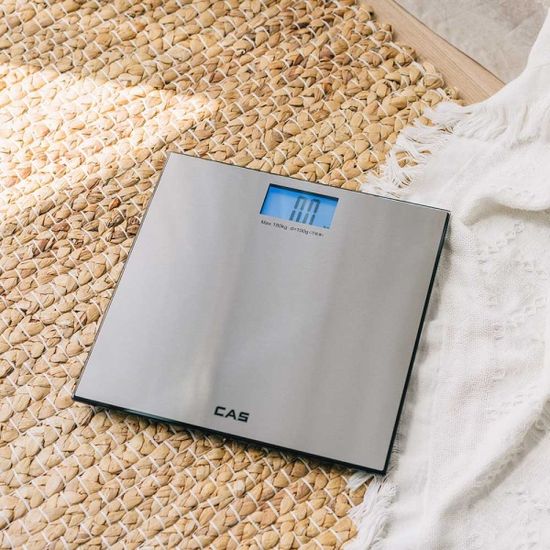 [CAS] 가정용 디지털 체중계 스텐레스 HE-66