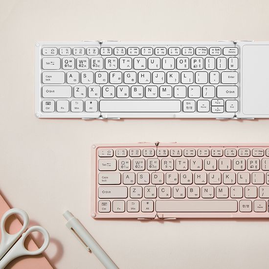 아이노트 무선 접이식 LED 키보드 X-FOLDING RGB