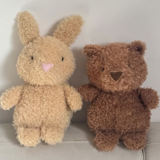 모카라떼 곰돌이 토끼 봉제인형 2종 모음 애착 곰인형