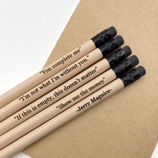 [베이지] BEIGE-5P 나미브 메시지 각인 원목연필