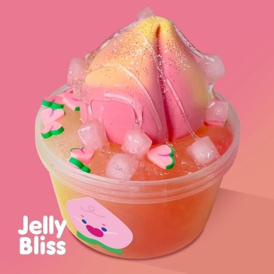 [젤리블리스] 피치샤벳 200ml+점토 /수제슬라임