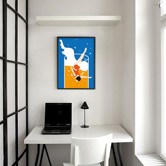 비어 다이브 2 M 디자인 포스터 맥주 생맥주 식당