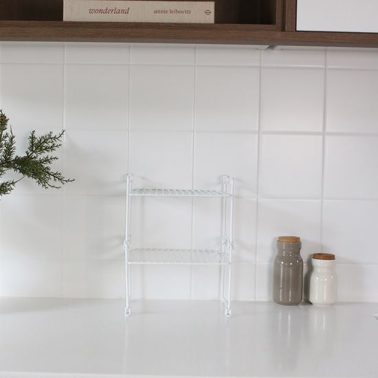 다용도 블록 철제선반S 2단