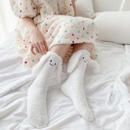 피리코 귀여운 토끼 따뜻한 겨울 수면양말