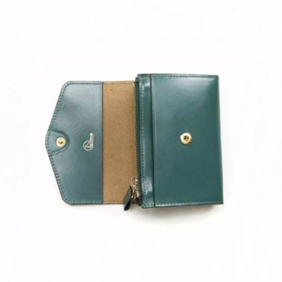 Ane MINI WALLET_BLUE-GREEN
