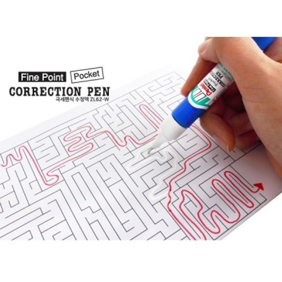 펜텔 극세펜식 Fine Point Pocket 수정펜 ZL62