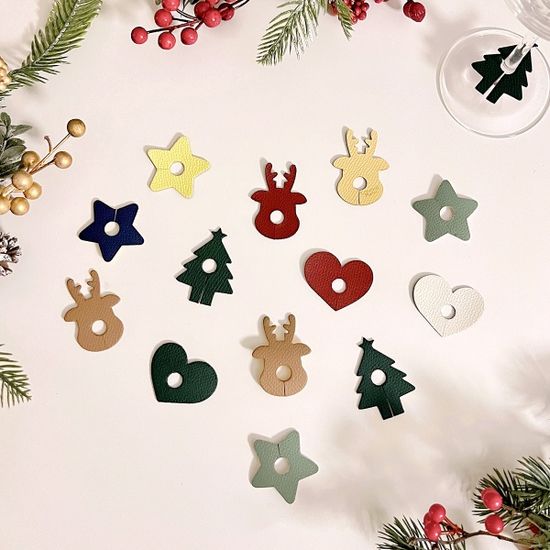 와인참 크리스마스 와인 글라스 마커 용품 악세서리