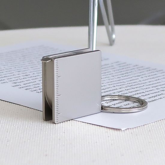 휴대용 수예용 키링 스텐 미니 줄자 1.2m