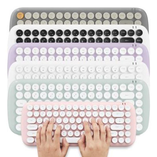 엑토 레트로 팝 미니 블루투스 키보드 BTK-03