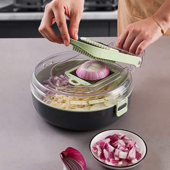 다용도 멀티 채칼 세트 9종칼날 감자칼 채반 N671