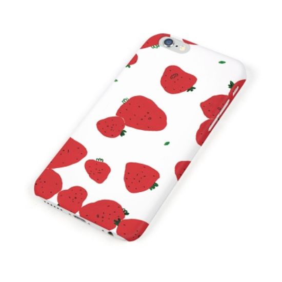 폰케이스 / 봄, 딸기, 빨강