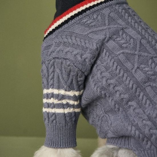 강아지 고양이 명품 옷 스웨터 가을 겨울 니트 가디건