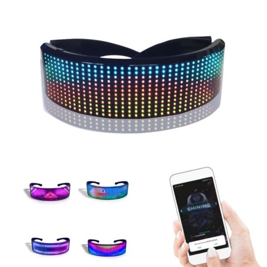 DIY LED 선글라스 안경 블루투스 연동 파티 인싸템