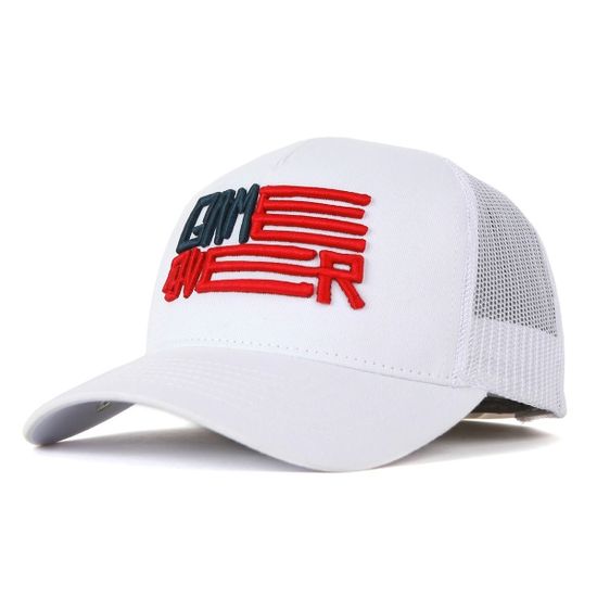 [디꾸보]게임오버 컬러 자수 메쉬캡 모자 AL237