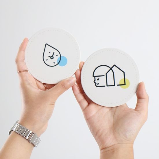 미쓰달봉 규조토 컵받침 티코스터 물흡수