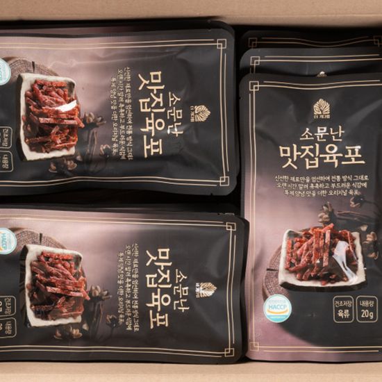 [대한민국농수산] 소문난 맛집 소고기 육포 20g  10팩