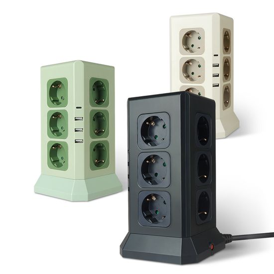 나비 타워콘 NV191-TWT7 타워 멀티탭 16구