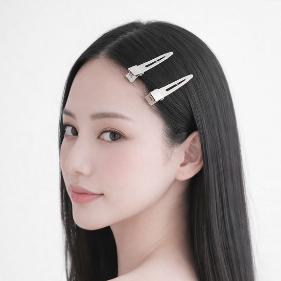 [1+1 2세트] 자국 없는 미용 집게핀 4+4+4 케이스세트