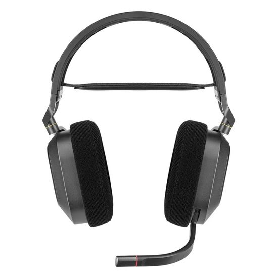 커세어 무선헤드셋 HS80 RGB WIRELESS CARBON