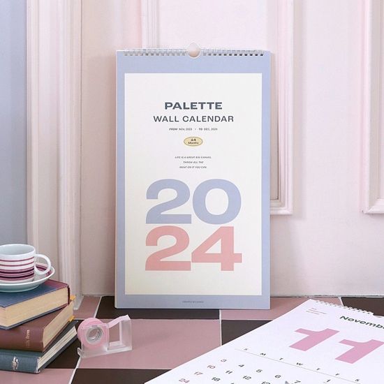 아이코닉 2024 팔레트 월 캘린더(벽걸이달력) 