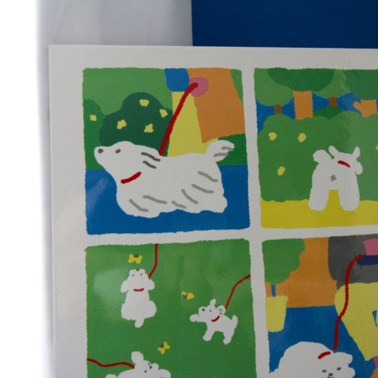 [포스터] 오후산책_흰둥이 (A3/A4)