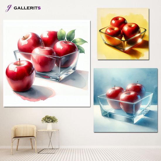 팝아트 사과 그림 액자 현관 거실 인테리어 특대형