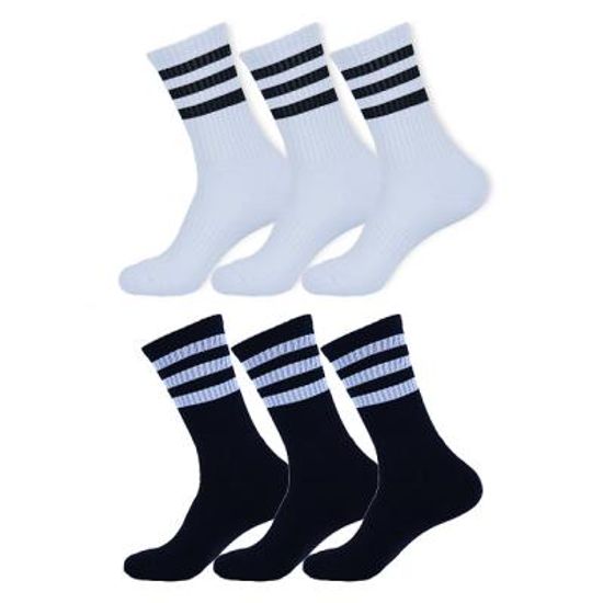 MOSSY 삼선 쿠션 트레킹양말 3족/등산 두툼한 기능성