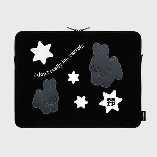 STAR BLACK POPO-BLACK(노트북파우치)