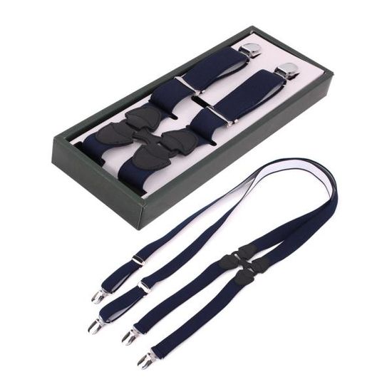 깔끔한 스타일 네이비 멜빵 서스펜더 YJ6303