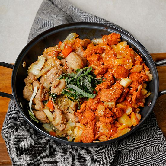 한입순살 국내산 양념닭갈비 500g + 간장닭갈비 500g