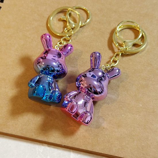 사이버틱 그라데이션 토끼 키링