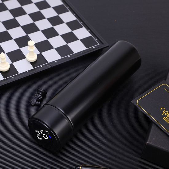 LED 터치 온도계 온도표시 보온병 460ml(W7C6BE0)