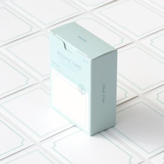 메세지 카드 - 블랭크 민트