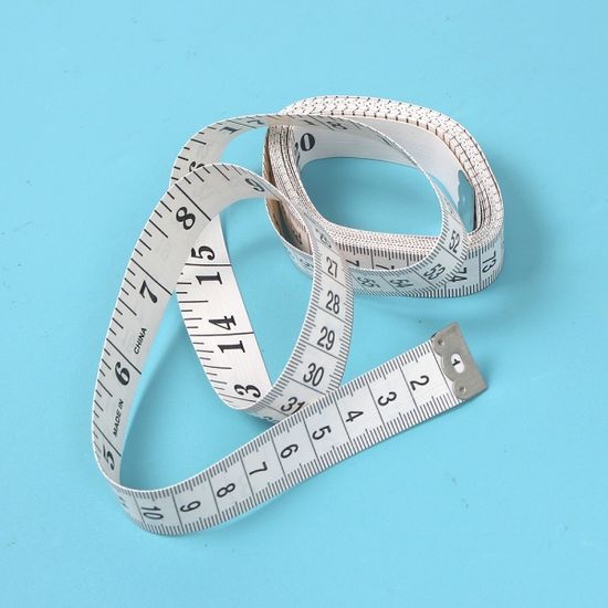 바디측정 피팅 줄자(3M) (화이트) 재봉줄자